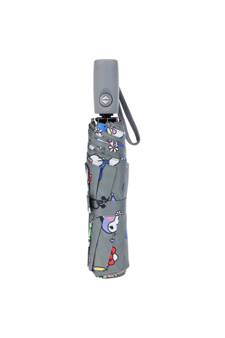 Nature All-Over Print Auto Open & Close Umbrella, Alternate, color, Grey