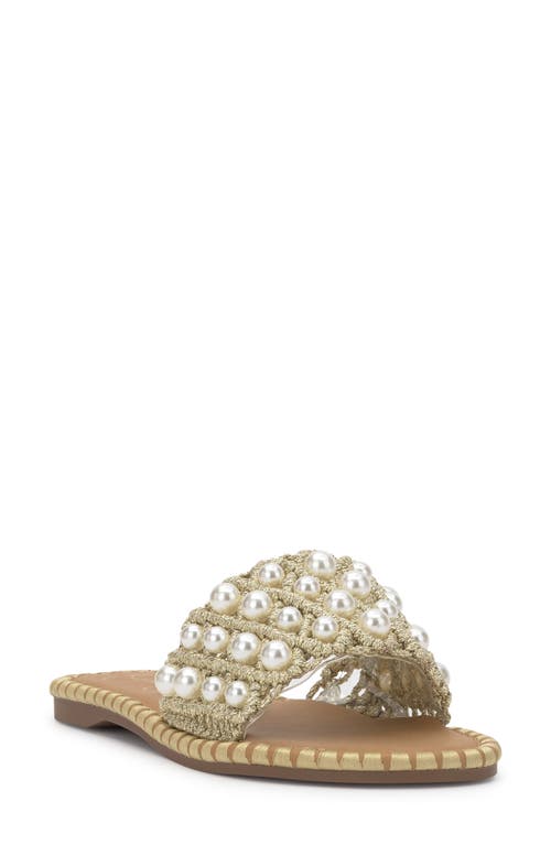JESSICA SIMPSON JESSICA SIMPSON BRENNARA 2 BEADED SLIDE SANDAL 