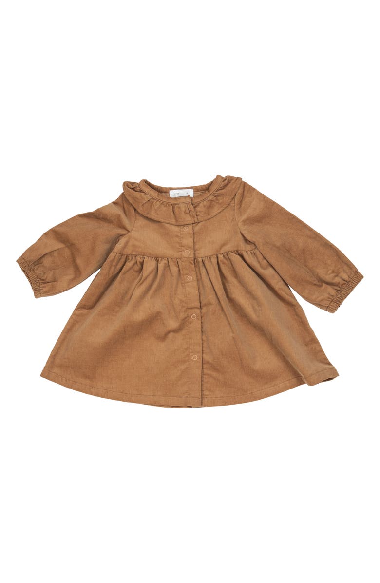 Angel Dear Ruffle Corduroy Dress, Main, color, 