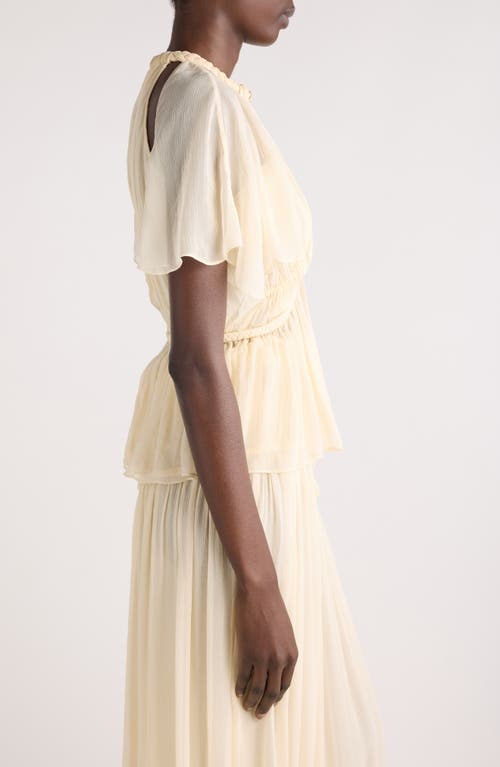 ISABEL MARANT ISABEL MARANT ROSALINE SILK GAUZE TOP