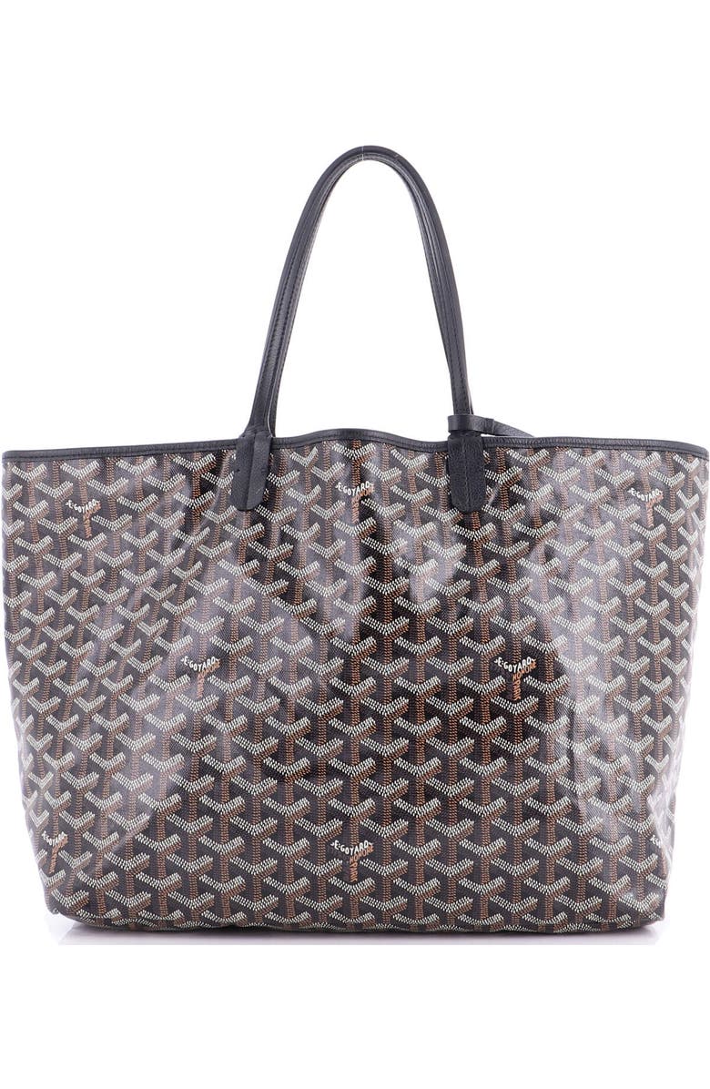 Pre-Owned Goyard Saint Louis Tote Coated Canvas PM, Alternate, color, Black