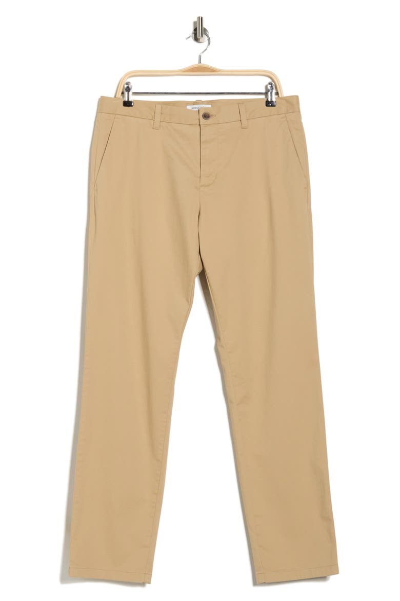 Stretch Cotton Slim Chino Pants, Alternate, color, TAN STOCK