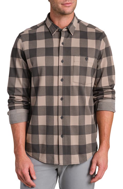 Hardy Check Flannel Button-Up Shirt