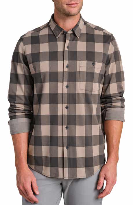 Rhone Hardy Check Flannel Button-Up Shirt