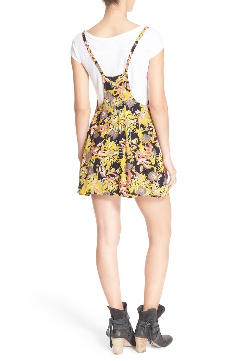 'Jump & Jive' Minidress, Alternate, color, YELLOW COMBO