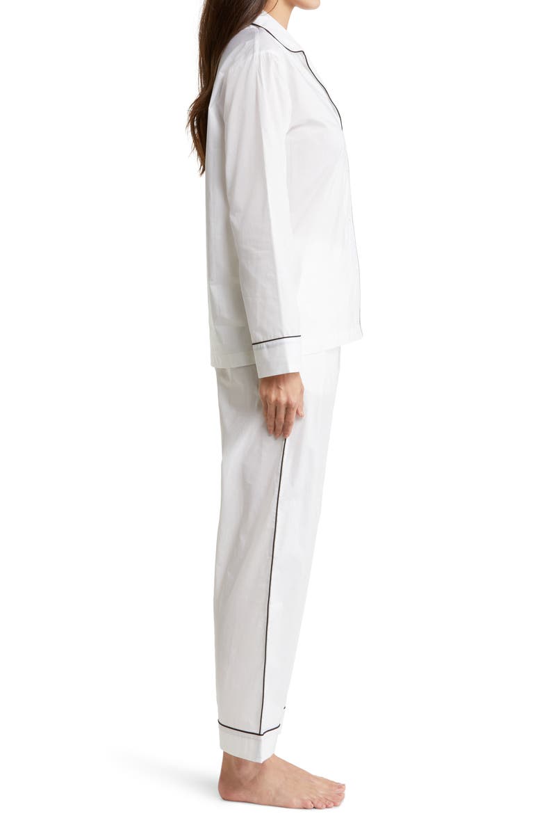 Papinelle Mia Organic Cotton Pajamas, Alternate, color, White