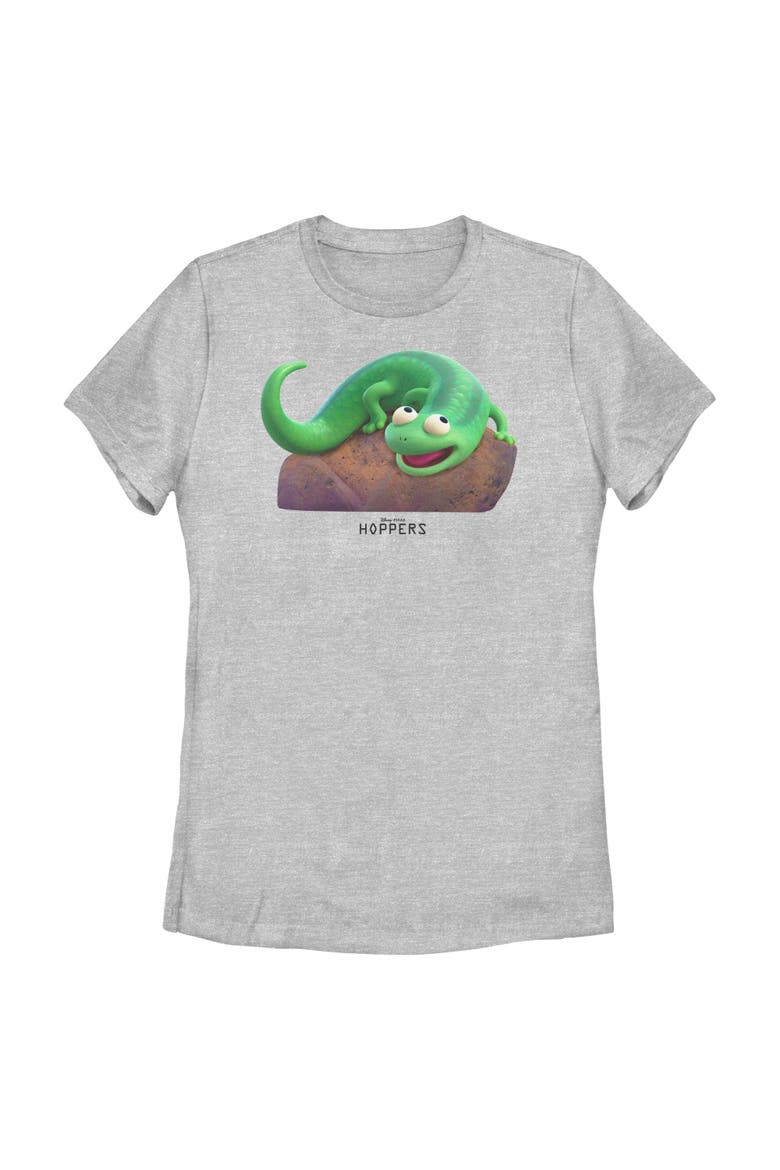 Women's Hoppers Tom Lizard on a Rock  Graphic T-Shirt, Main, color, Athletic Heather