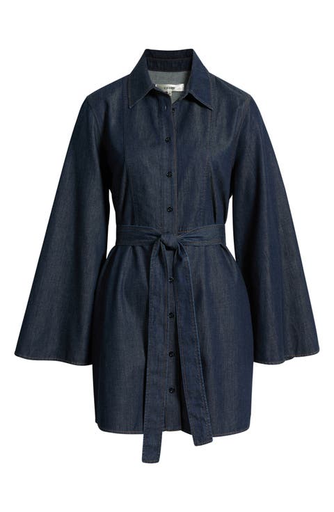The Denim Tuxedo Minidress