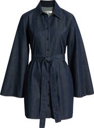 FRAME The Denim Tuxedo Minidress