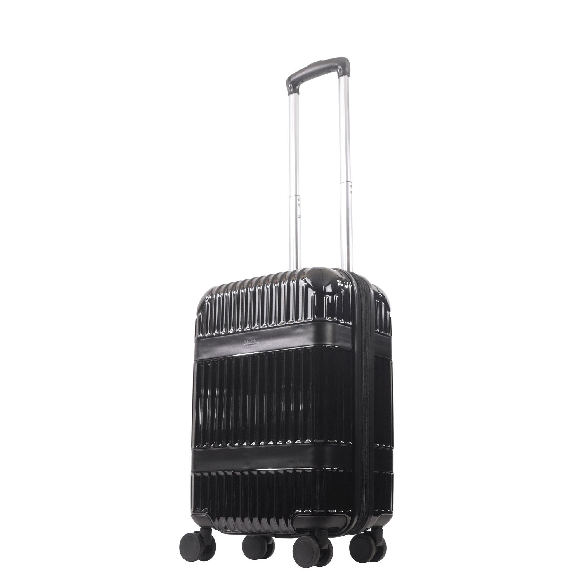MARTHA STEWART The Bedford 22" Hardcase Carry-On, Main, color, Black
