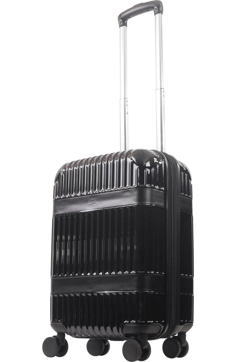 MARTHA STEWART The Bedford 22" Hardcase Carry-On, Main, color, Black