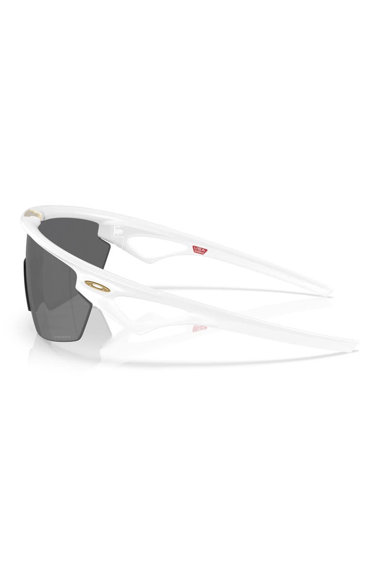 Prizm™ Road Sport 36mm Rectangular Sunglasses, Alternate, color, MATTE WHITE / PRIZM BLACK