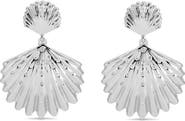 Ettika Sun Drenched Shell Drop Earrings