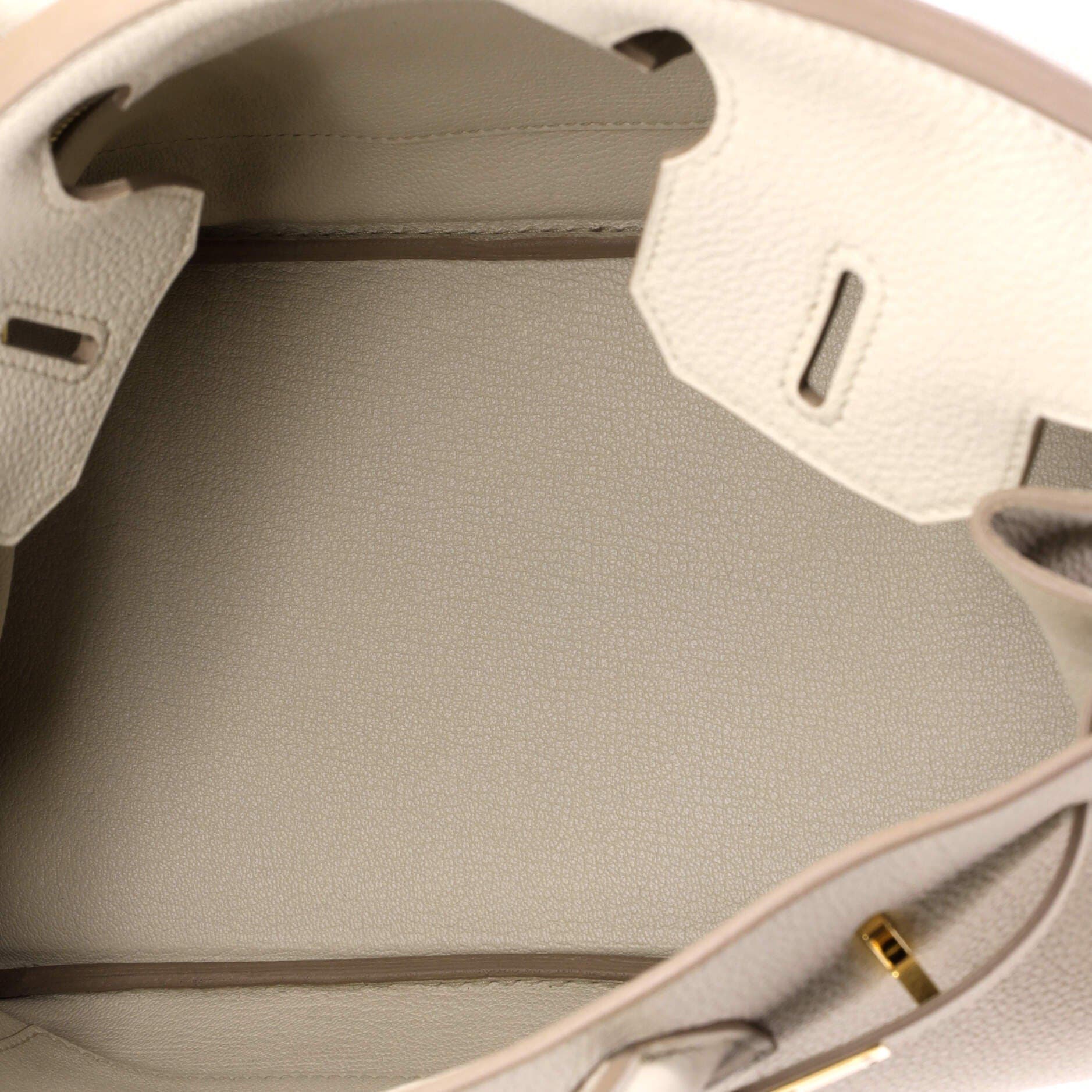 Pre-Owned Hermes Birkin Handbag Light Togo with Gold Hardware 30, Alternate, color, Beton