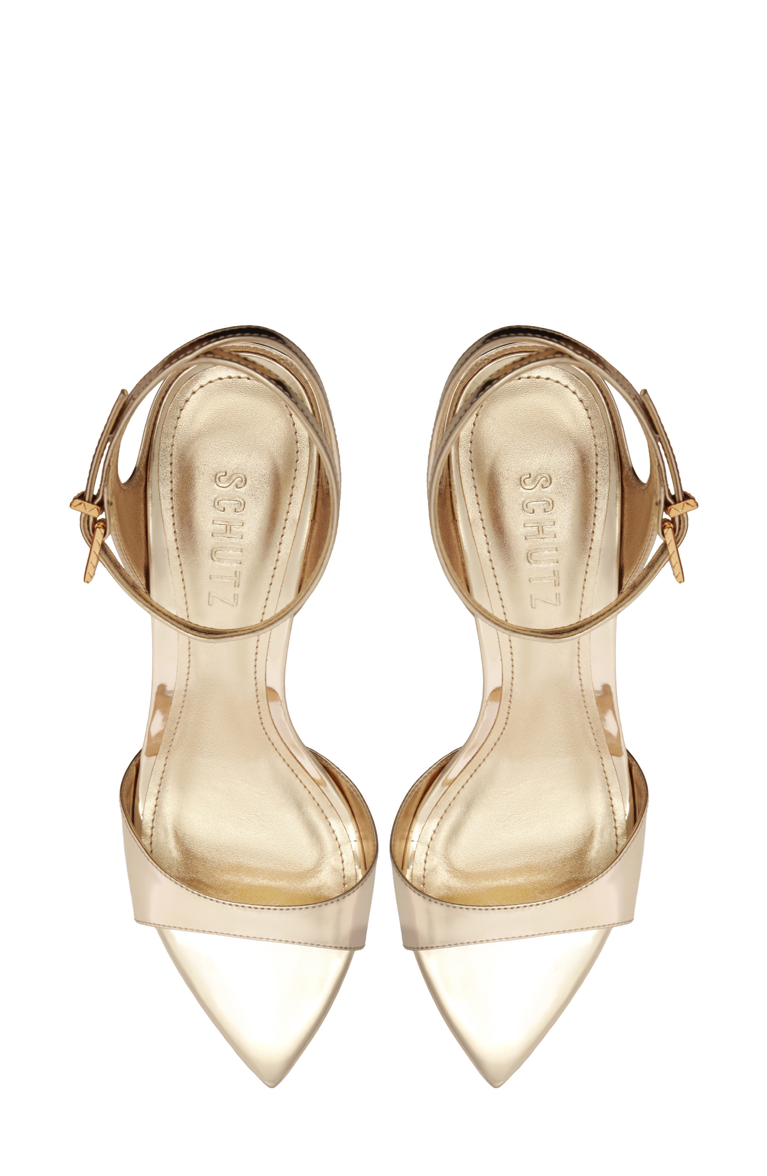 Zosia Ankle Strap Sandal, Alternate, color, PLATINUM