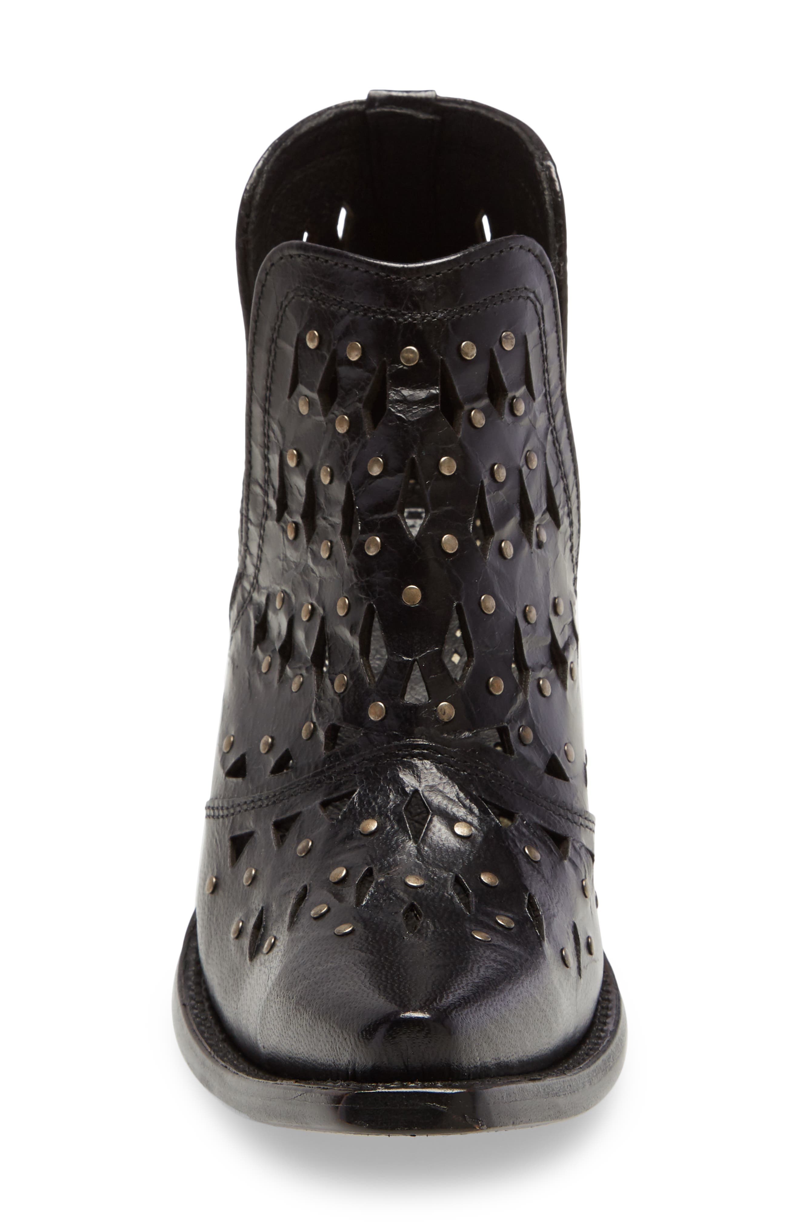 Ariat Dixon Perforated Studded Bootie, Alternate, color, 
