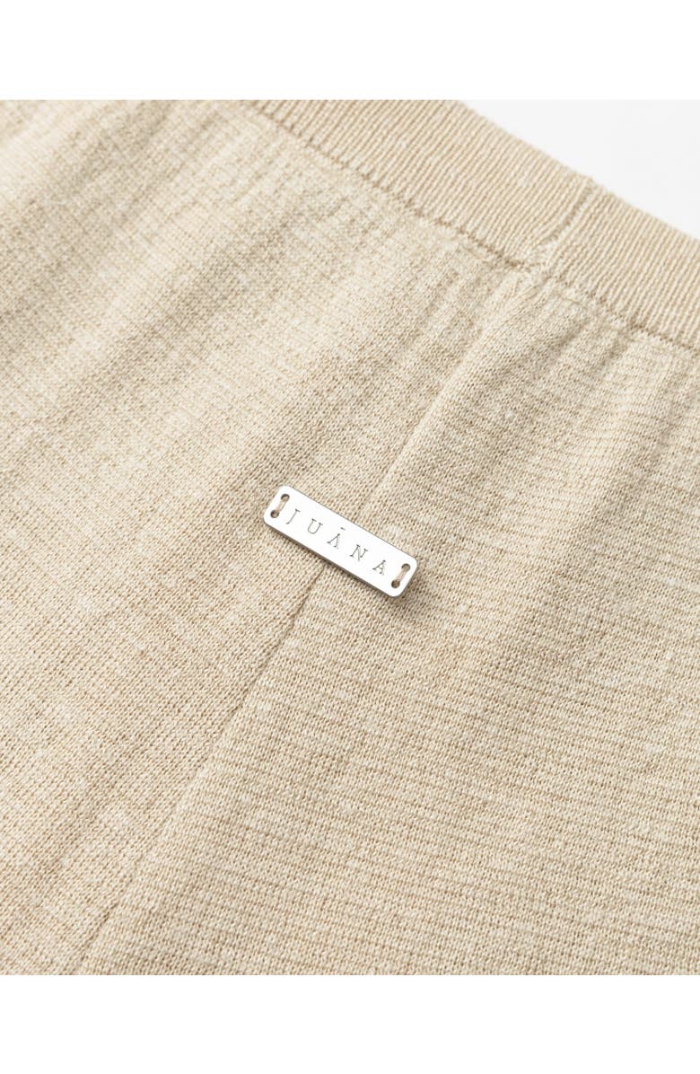 JUANA Nilo Knitted Pull-on Pants, Alternate, color, Beige
