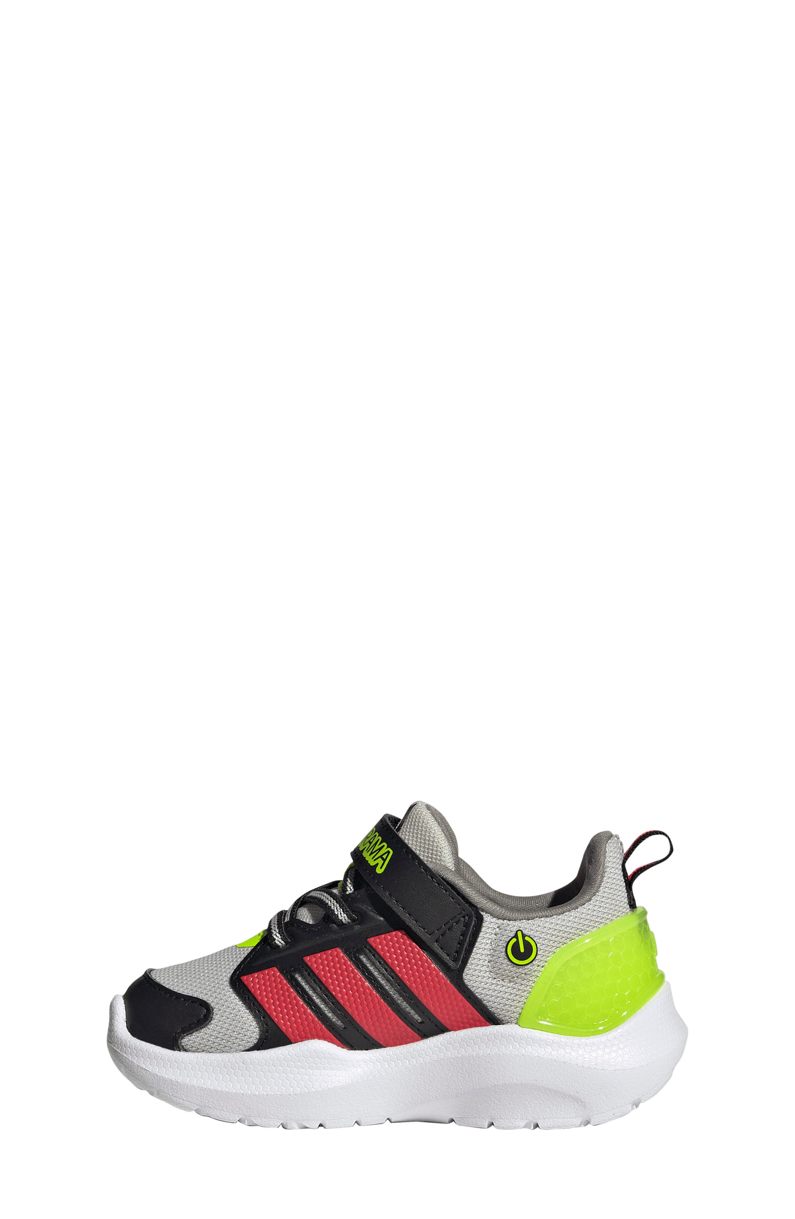 adidas Kids' Lightorama Sneaker, Alternate, color, Grey/ Lucid Red/ Lucid Lemon
