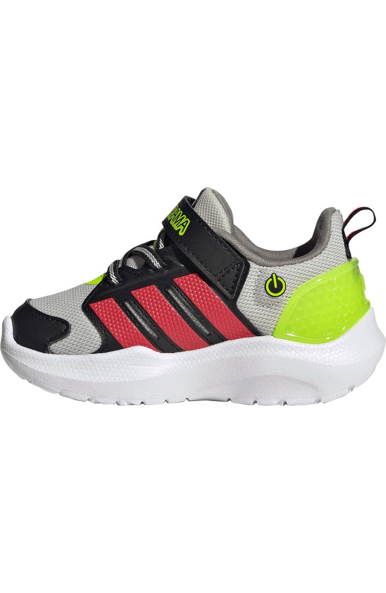 adidas Kids' Lightorama Sneaker, Alternate, color, Grey/ Lucid Red/ Lucid Lemon