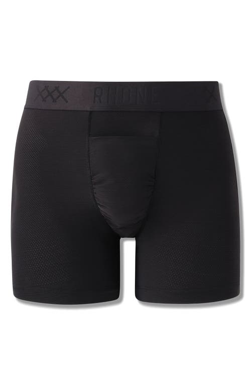 Rhone Active C.o.r. 6-inch Performance Boxer Briefs In Black