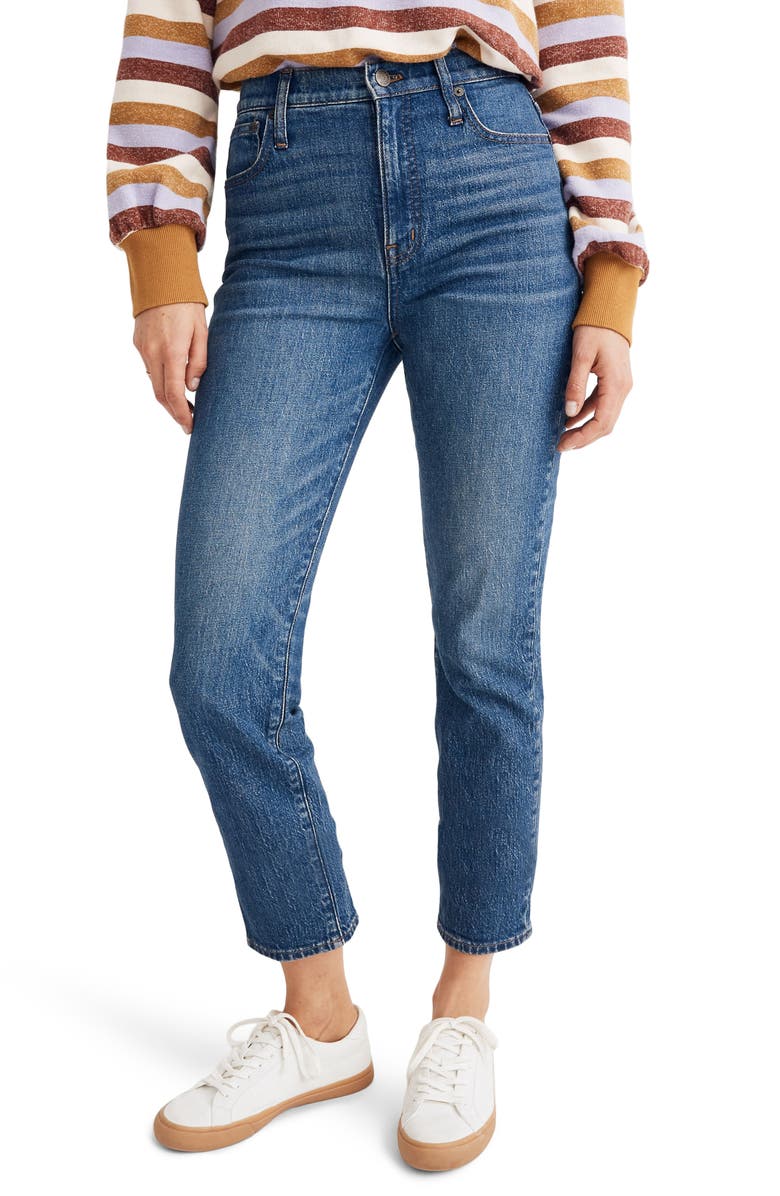 Madewell Classic Straight Leg Jeans, Main, color,