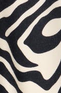 MANGO Zebra Crewneck Sweater