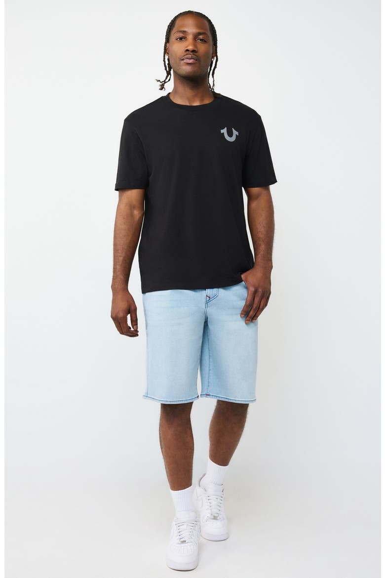 Logo Cotton T-Shirt, Alternate, color, JET BLACK
