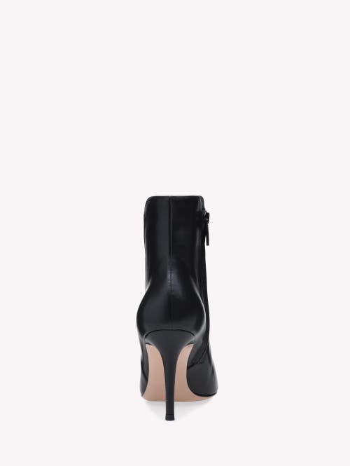 Gianvito Rossi 85 Levy Pointed Toe Stiletto Boots In Black Leather