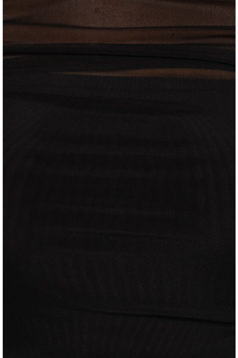 Veayla Asymmetrical Mesh Top, Alternate, color, BLACK