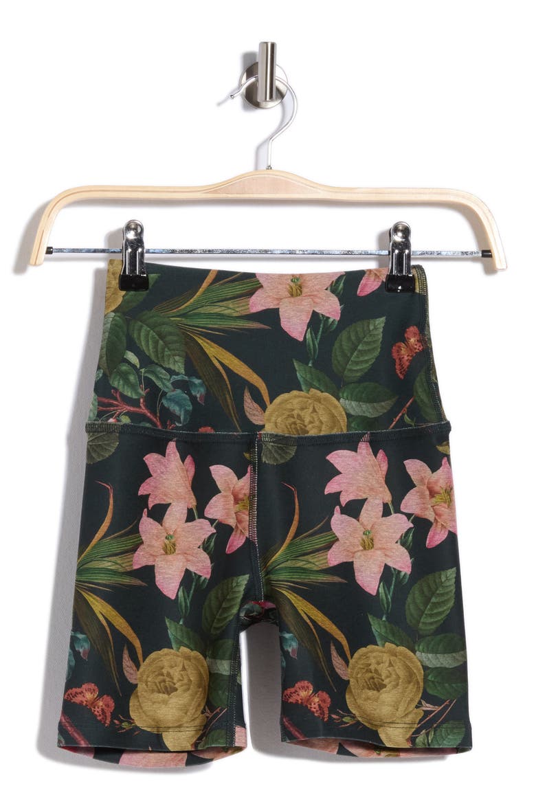 Softmark Keep Pace Bike Shorts, Alternate, color, BOTANICAL GARDEN MULTI