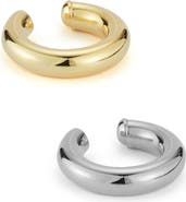 GLAZE JEWELRY Set of 2 Plain Ear Cuffs