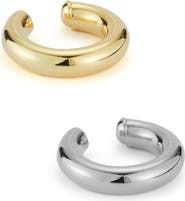 GLAZE JEWELRY Set of 2 Plain Ear Cuffs