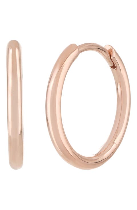 The Essentials 14k Gold Mini Hoop Earrings