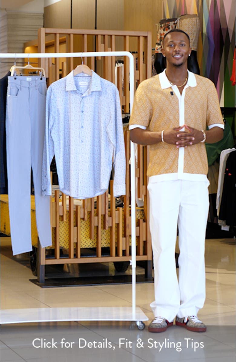 James OoohCotton<sup>®</sup> Floral Button-Up Shirt, sales video thumbnail