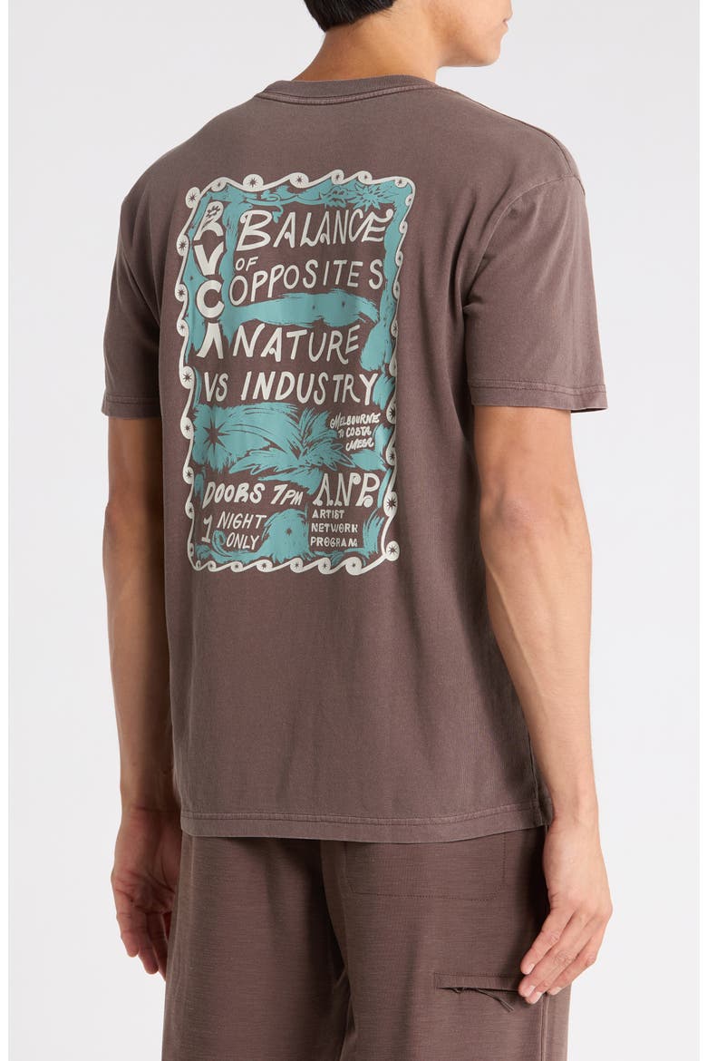 Mel Floral Graphic T-Shirt, Alternate, color, MOCHA