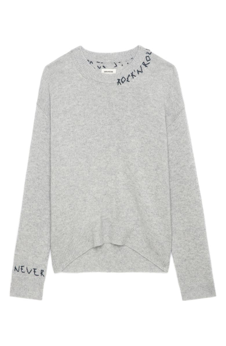 Zadig & Voltaire Markus R&R Cashmere Sweater, Alternate, color, 