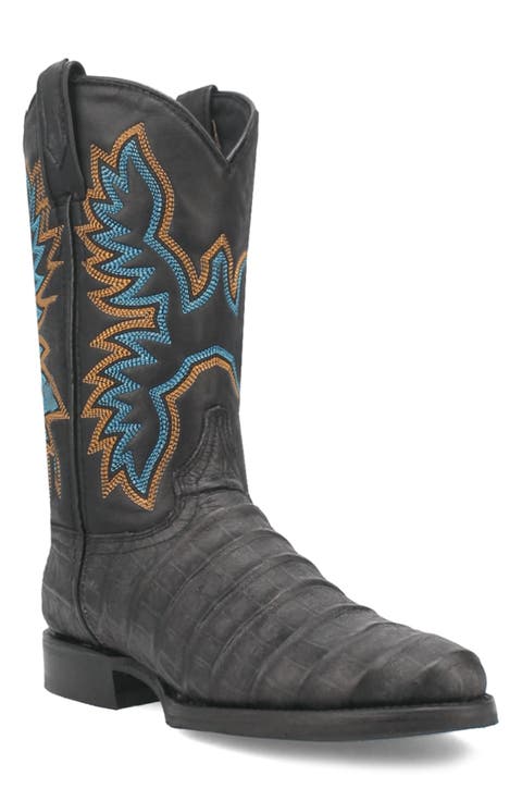 Trail Boss Alligator Embossed Cowboy Boot (Men)