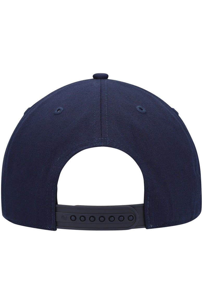 Men's '47 Deep Sea Blue Seattle Kraken Reflex Hitch Snapback Hat, Alternate, color, Navy