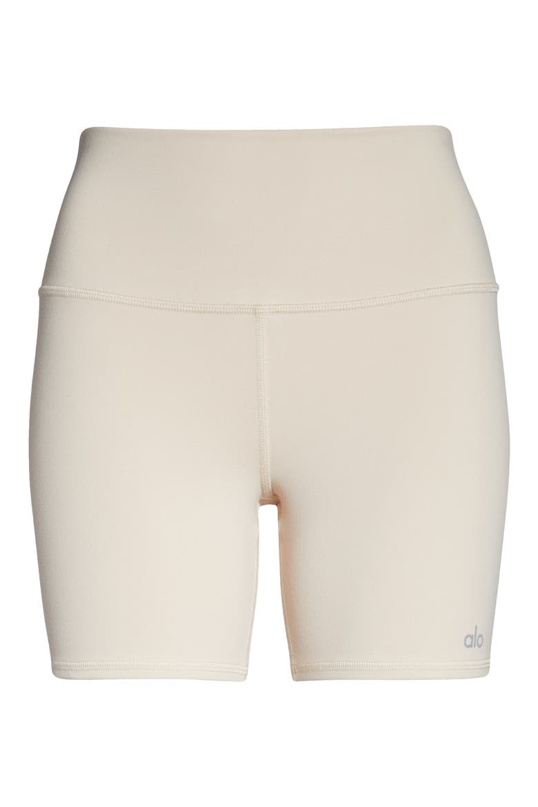 Airbrush High Waist Bike Shorts, Alternate, color, MACADAMIA
