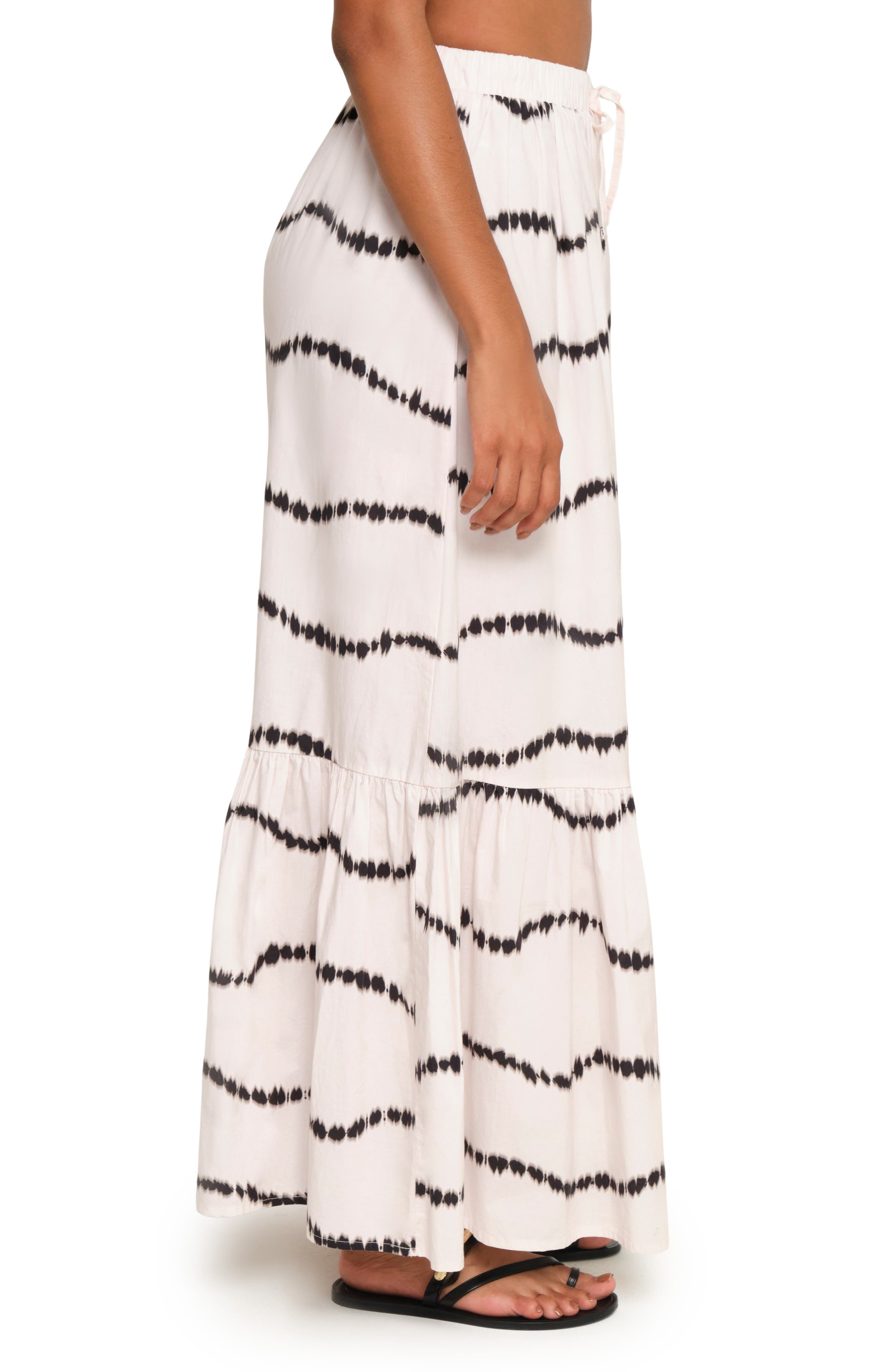The Lulo Project Crustacean Stretch Cotton Maxi Skirt (Women ...