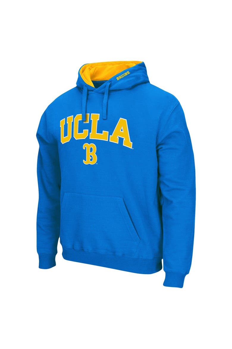 Men's Colosseum Blue UCLA Bruins Arch & Logo 3.0 Pullover Hoodie, Alternate, color, Blue