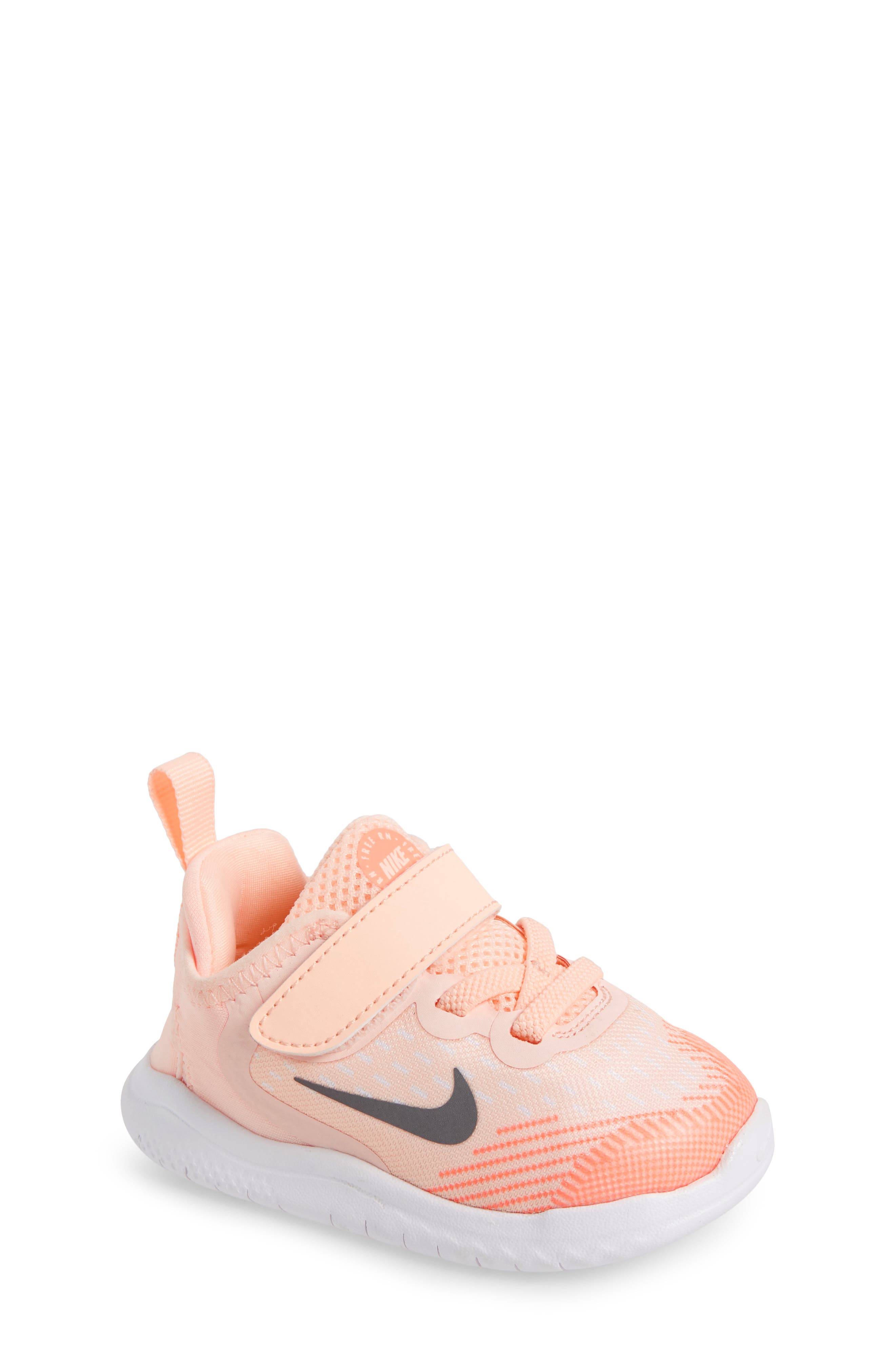 Free RN Running Shoe, Main, color, CRIMSON TINT/ GUNSMOKE/ WHITE