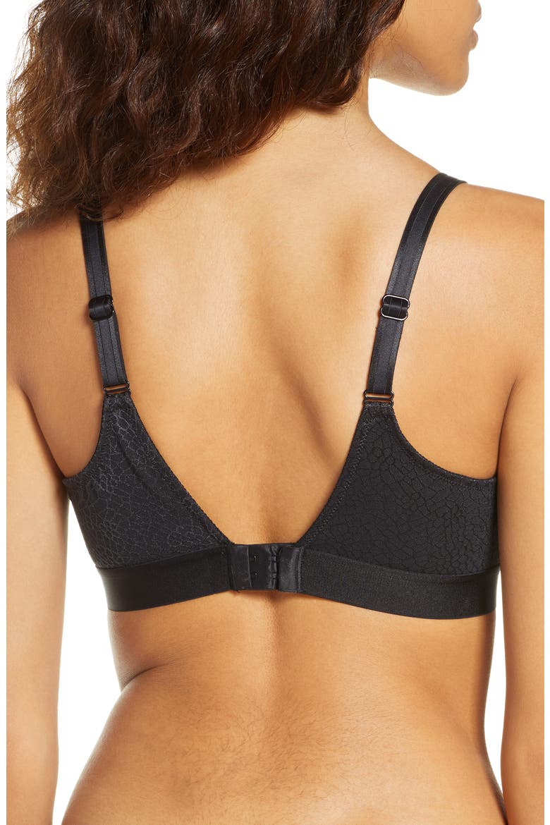 C Magnifique Wirefree Minimizer Bra, Alternate, color, BLACK