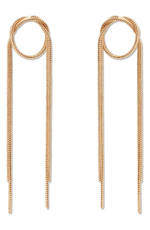 Brook & York Brook And York Shea Chain Drop Earrings In Gold