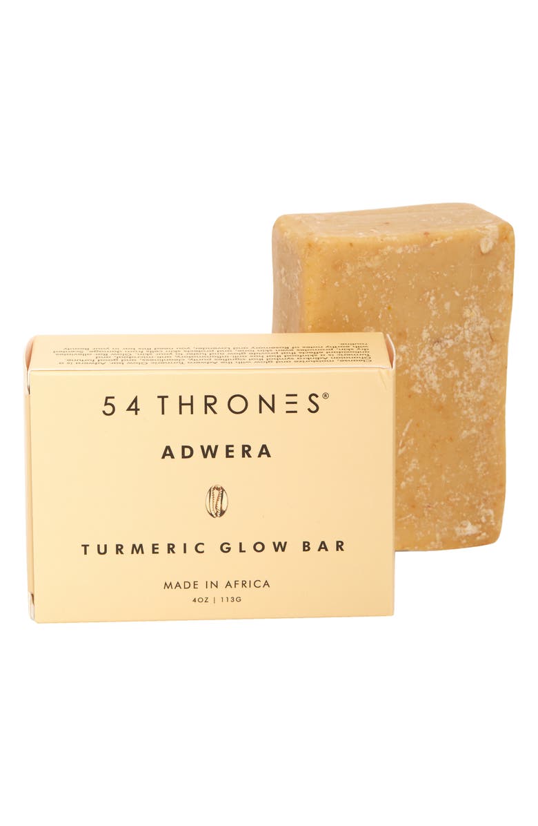 54 Thrones Adwera Turmeric Glow Soap Bar, Main, color,