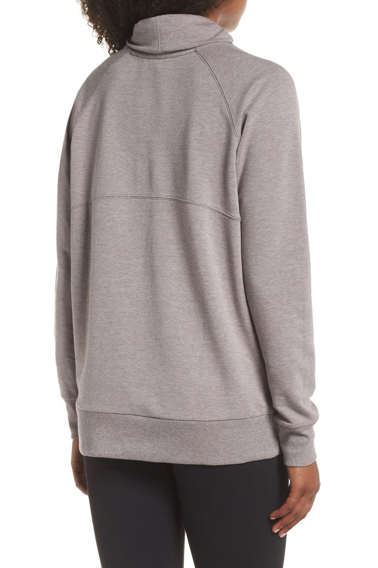 Erica Twist Cowl Neck Pullover, Alternate, color, GREY KITTEN