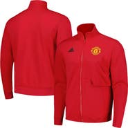 adidas Men's adidas Red Manchester United 2023/24 Anthem Full-Zip Jacket