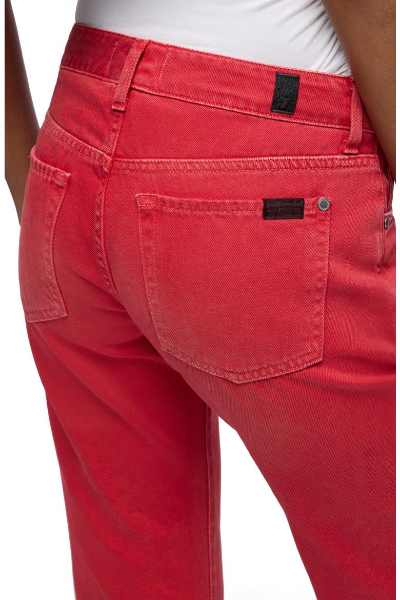 Low Rise Ankle Cigarette Jeans, Alternate, color, FLAME