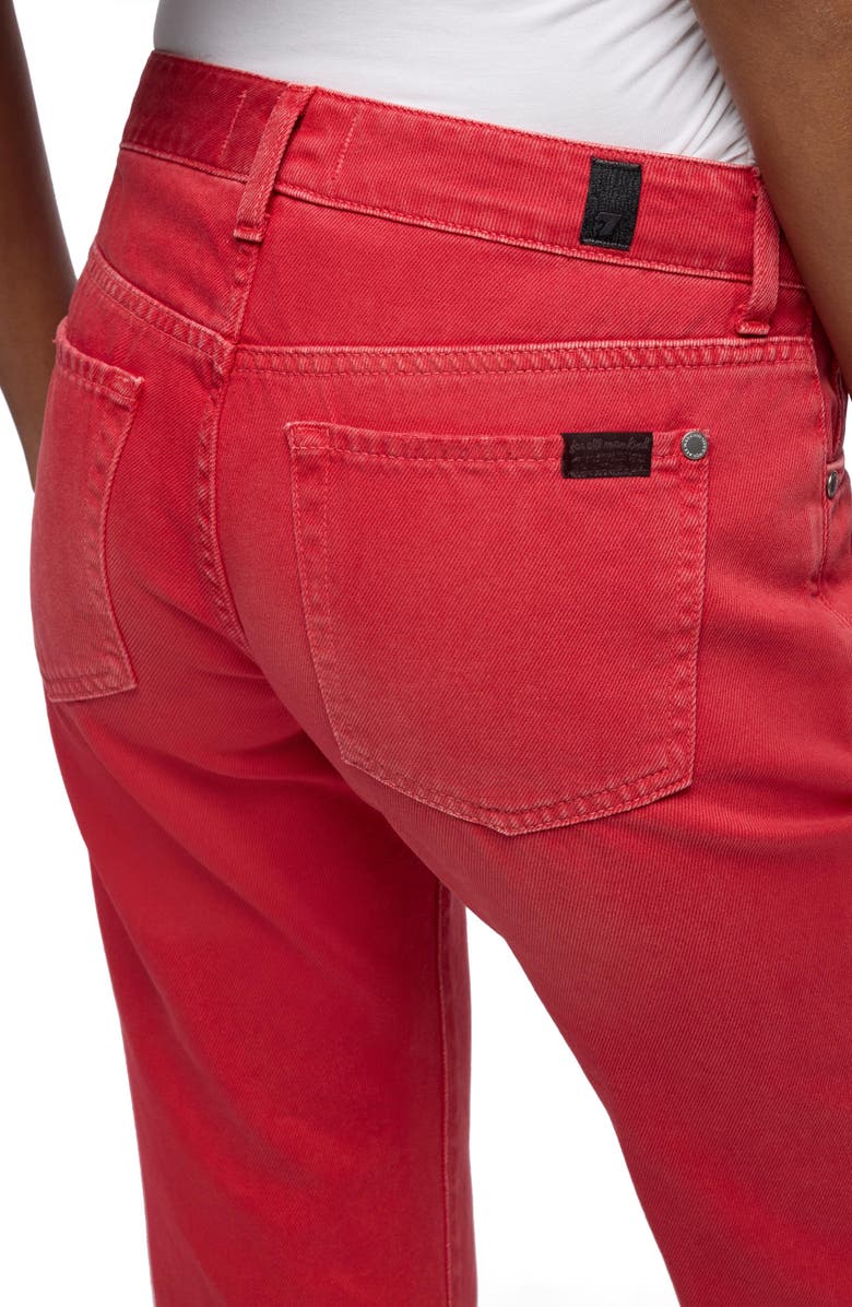 7 For All Mankind Low Rise Ankle Cigarette Jeans, Alternate, color,