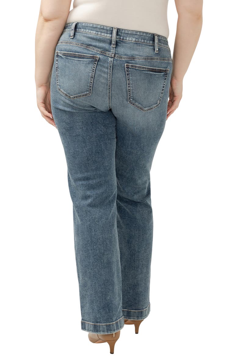 Silver Jeans Co. Suki Curvy Mid Rise Wide Leg Trouser Jeans, Alternate, color, 